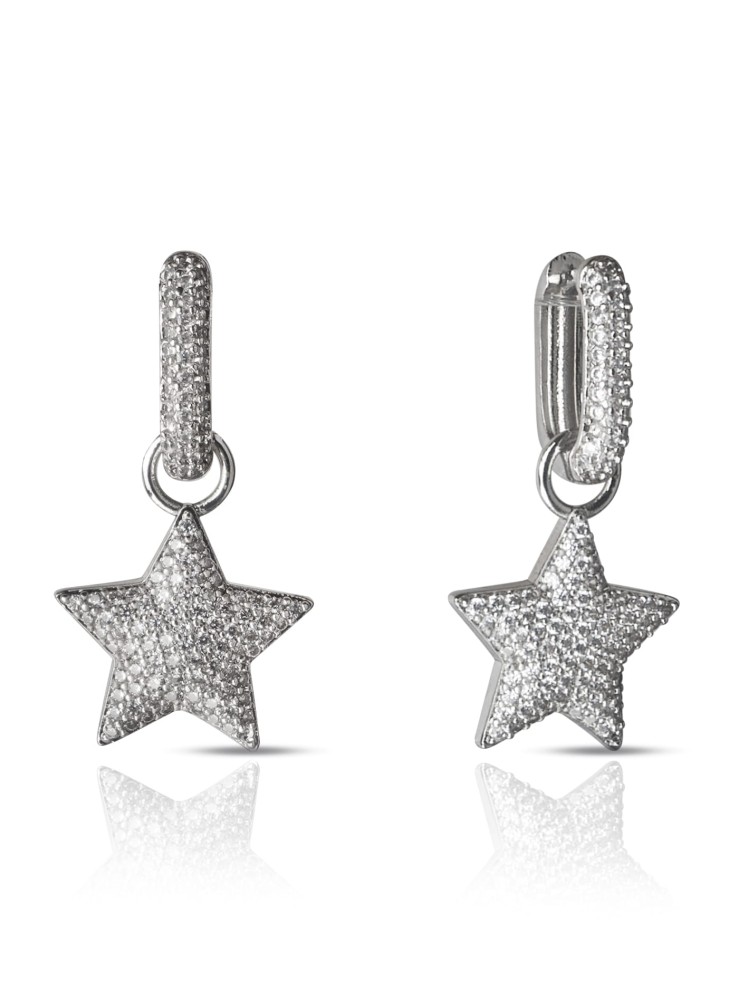 Silver Star Küpe Çifti